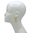 Multi-Flower Drop Earrings – Lightweight Dangle Statement Jewelry for Women