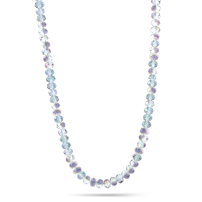 Blue Rainbow Glass Beads Beads Necklace