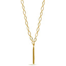Gold Link Chains With Tassel Necklace