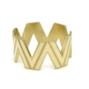 Gold cream enamel Bracelet