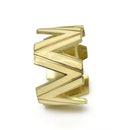 Gold cream enamel Bracelet