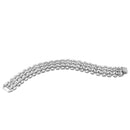 Silver Panther Link Chain Bracelet