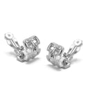 Silver and gold  Polished Wide Panther Earrings