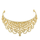 Gold Crystal head piece for Bridal crown topper hair peace