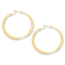 2.8" Large Gold Hoop Earrings – Chunky Statement Hoops – Classic & Bold Gold-Tone Fashion Jewelry