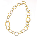 Gold Large Link Long Chain Necklace