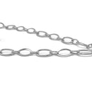 Silver Link Chains With Tassel Necklace