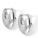 1"inch Oval Hoop Earrings - Gold or Silver Tone Thin Wire Hoops - Lightweight Minimalist Huggie Earrings for Women