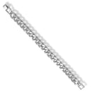 Silver Thick Curb Chain Bracelet 7.5"– Bold Statement Link Jewelry for Men & Women