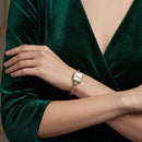 TWO TONE MOTHER OF PEARL CLASSIC CABLE BRACELET