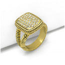 GOLD CRYSTAL RING