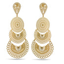 GOLD FILIGREE LIGHT WEIGHT EARRINGS