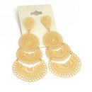 GOLD FILIGREE LIGHT WEIGHT EARRINGS