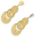 GOLD FILIGREE LIGHT WEIGHT EARRINGS