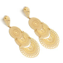 GOLD FILIGREE LIGHT WEIGHT EARRINGS