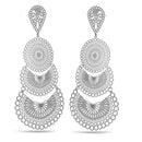 SILVER FILIGREE LIGHT WEIGHT EARRINGS