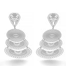 SILVER FILIGREE LIGHT WEIGHT EARRINGS