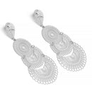 SILVER FILIGREE LIGHT WEIGHT EARRINGS