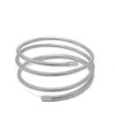 SILVER MULTI ROW ADJUSTABLE SNAKE CHAIN BRACELET