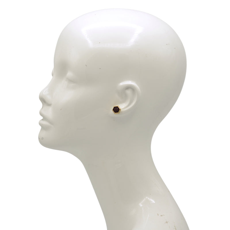 Gold-Tone Trio Earring Set – 3-Piece Stud & Hoop Collection