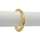 2.8" Oversized Bold High-Polish Dome Bangle Bracelet – Chunky Gold Tone Statement Oval Cuff – Modern Minimalist Jewelry