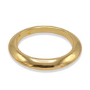 2.8" Oversized Bold High-Polish Dome Bangle Bracelet – Chunky Gold Tone Statement Oval Cuff – Modern Minimalist Jewelry