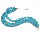 Turquoise Big Beads Layer Necklaces