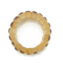 NATURAL COLOR RESIN BEADS MEMORY WIRE STRETCH BRACELET