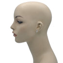 Rhodium small Snake Stud Earrings