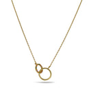 Elegant double-circle design symbolizing unity and connection