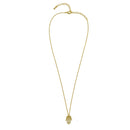 Gold Hamsa Pendant Necklace 16"