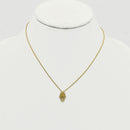 Gold Hamsa Pendant Necklace 16"