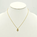 Gold crystal Hamsa pendant Necklace