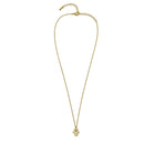 Gold crystal Hamsa pendant Necklace