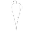 Rhodium crystal Hamsa pendant Necklace