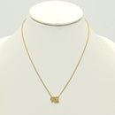 Gold Elephant Charm Pendant Necklace