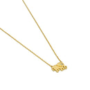 Gold Elephant Charm Pendant Necklace