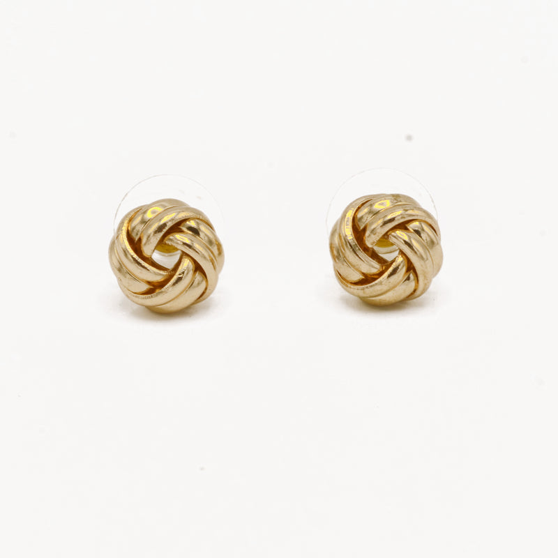 Gold Knot Earrings