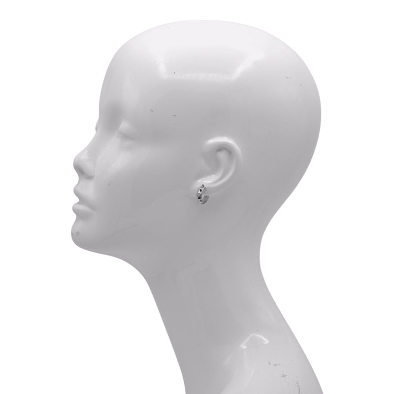 Rhodium Cuff Ear Clip – 0.5" Inch No Piercing Required Fashion Earring