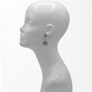 Silver-Tone Metal Indian Jhumka Earrings