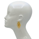 Layered Spiral Dangle Earrings – Lightweight Statement Drop Earrings for Women