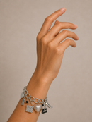 SILVER GIRL'S DAY OUT CHARM BRACELET