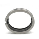 SILVER OXIDED PLATED HINGED BRACELET