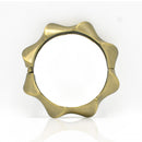 GOLD OXIDIZED MATTE FINISHED HINGED BRACELET