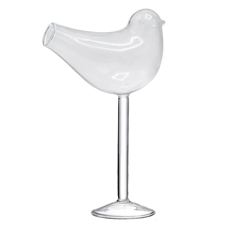 Drinking Bird Shaped glass Wine Glass 5oz/150ml Unique creative bird cocktail glass (DH1)