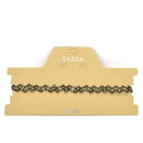 BLACK CHROCHET STRETCH TATTOO CHOKER NECKLACE