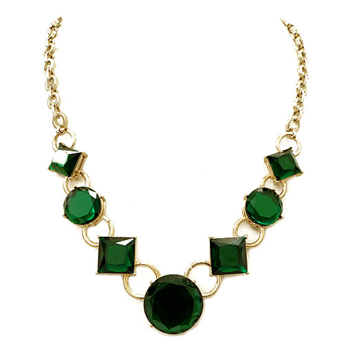 GOLD-GREEN NECKLACE