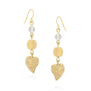 Gold-Tone Leaf Earrings