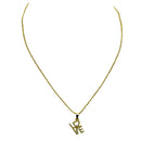 GOLD CRYSTAL NECKLACE