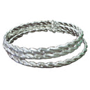 SILVER BANGLES